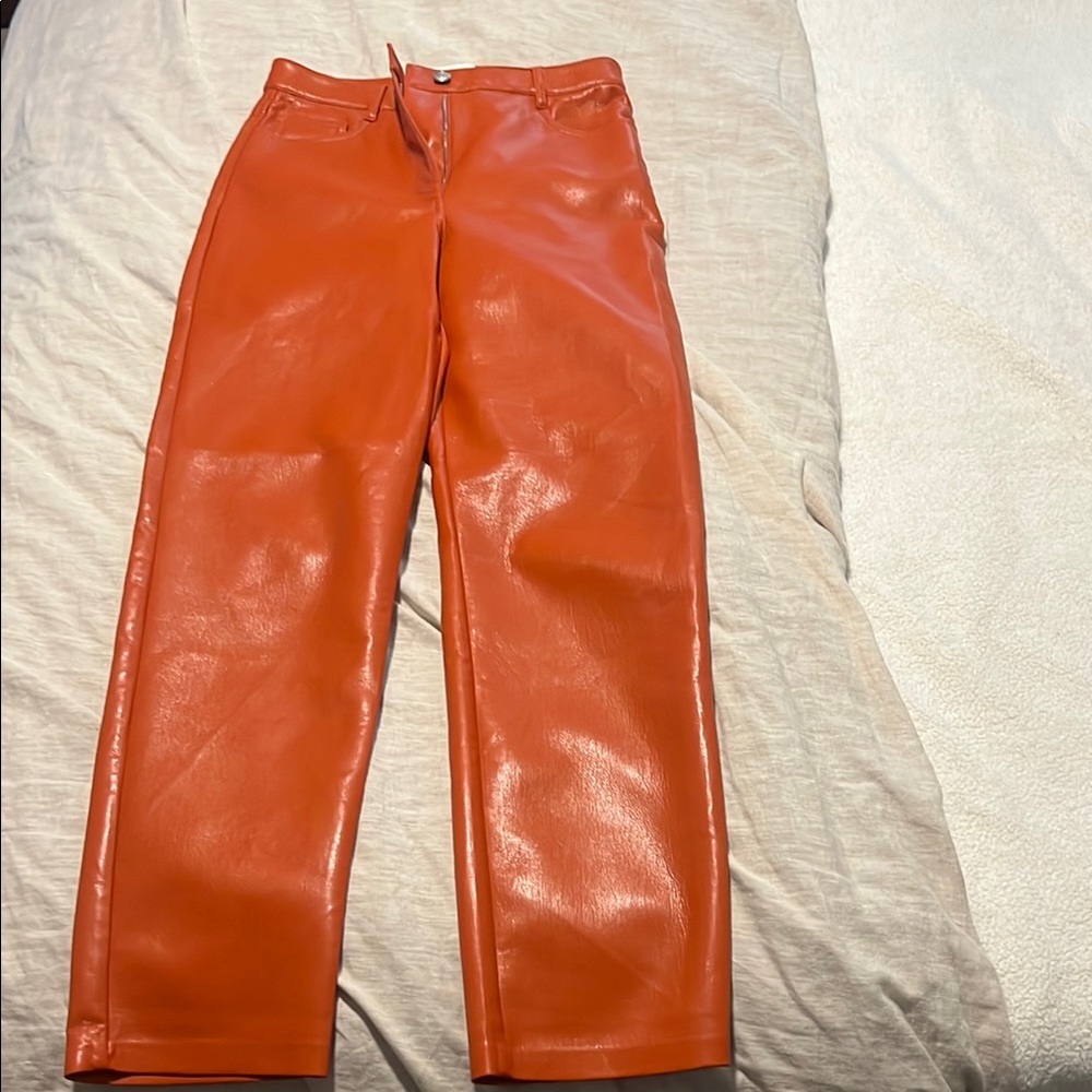 Aritzia Orange Melina Pant